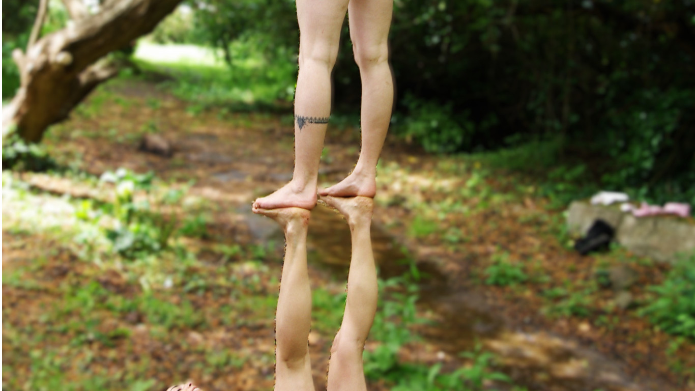 Stage d'acroyoga à l'école de cirque En Piste!